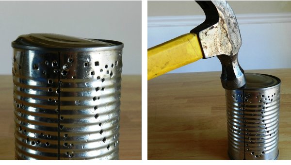 Instructions for making Mid-Autumn lanterns from old cans Picture 3