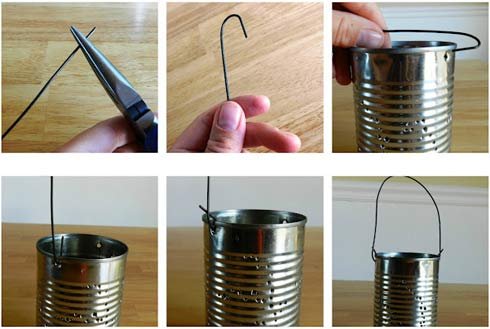Instructions for making Mid-Autumn lanterns from old cans Picture 4