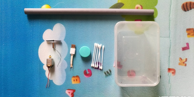 Instructions for making very simple soap bubble blowing machines, self-made less than 10 minutes Picture 1