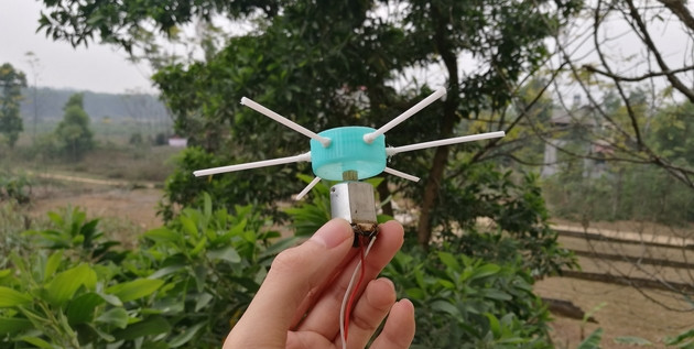 Instructions for making very simple soap bubble blowing machines, self-made less than 10 minutes Picture 7