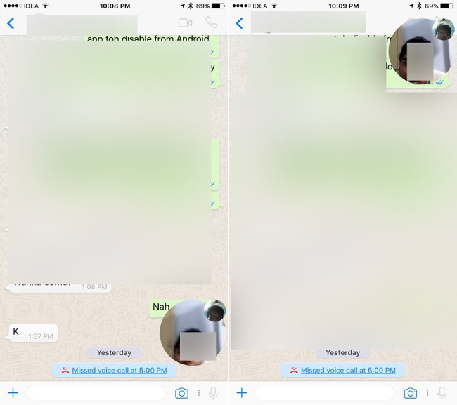 Instructions for making video calls on WhatsApp application on iPhone Picture 4