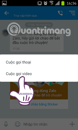 Instructions for making video calls on Zalo Picture 3