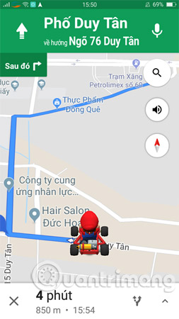 Instructions for Mario to be a guide on Google Maps Picture 3