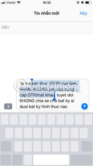 Instructions for moving text cursor on iPhone with TrackPad Picture 4