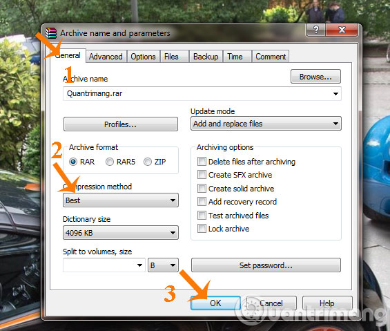 Instructions for notes with WinRAR Picture 3