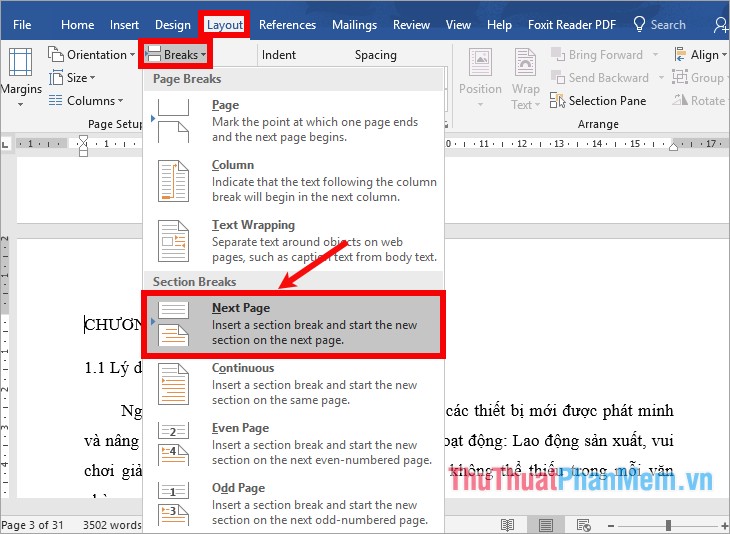 Instructions for numbering pages from any page in Word quickly 2020 Picture 3