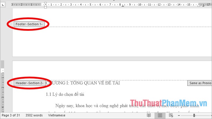 Instructions for numbering pages from any page in Word quickly 2020 Picture 4