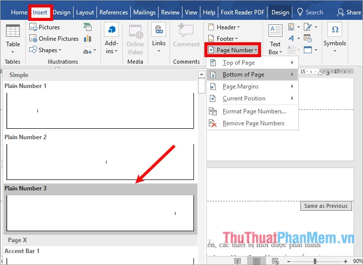 Instructions for numbering pages from any page in Word quickly 2020 Picture 5