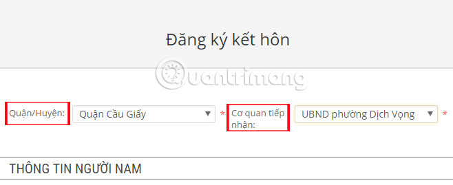 Instructions for online marriage registration Picture 5