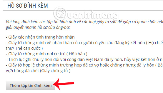 Instructions for online marriage registration Picture 7