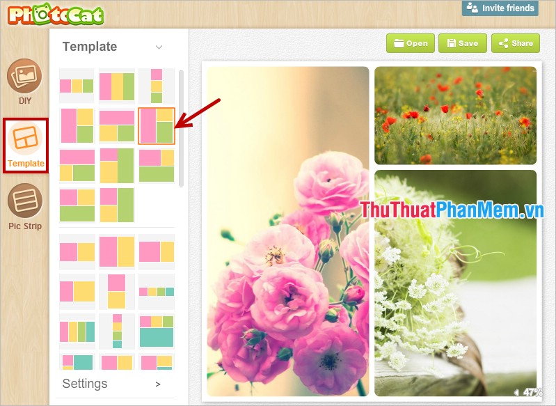 Instructions for online photo collage Picture 3