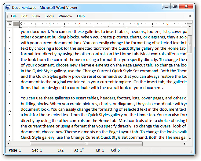 Instructions for opening and converting Microsoft Works file formats Picture 13