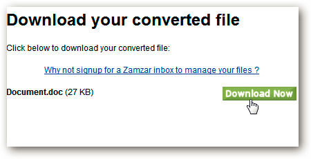 Instructions for opening and converting Microsoft Works file formats Picture 19