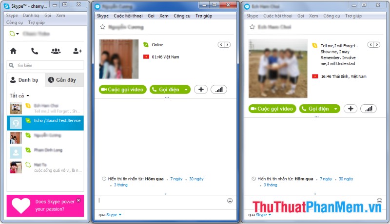 Instructions for opening multiple Skype chat windows Picture 3