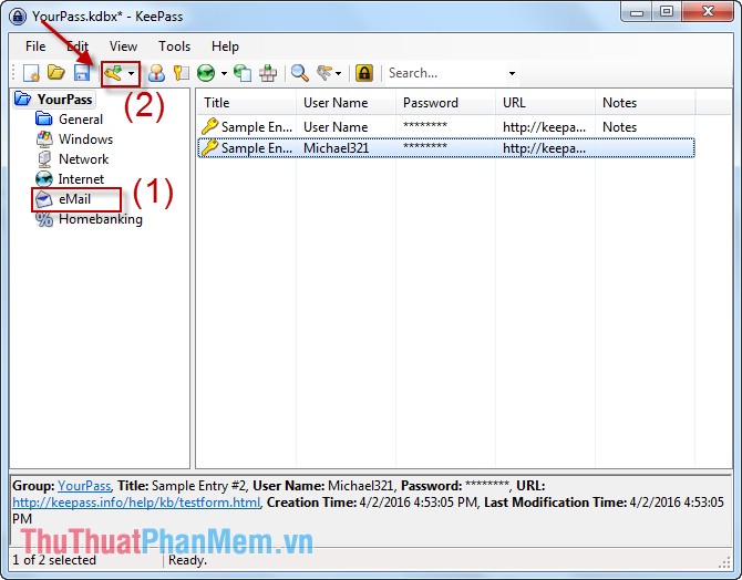 Instructions for password management with KeePass Picture 14