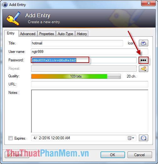 Instructions for password management with KeePass Picture 16
