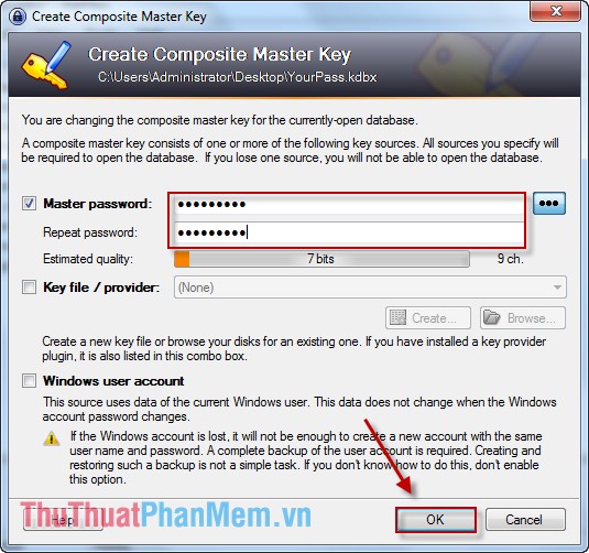 Instructions for password management with KeePass Picture 30