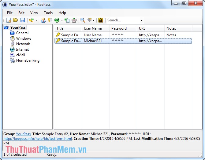 Instructions for password management with KeePass Picture 9