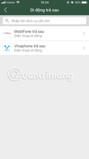 Instructions for paying postpaid mobile bills on MoMo wallet Picture 3