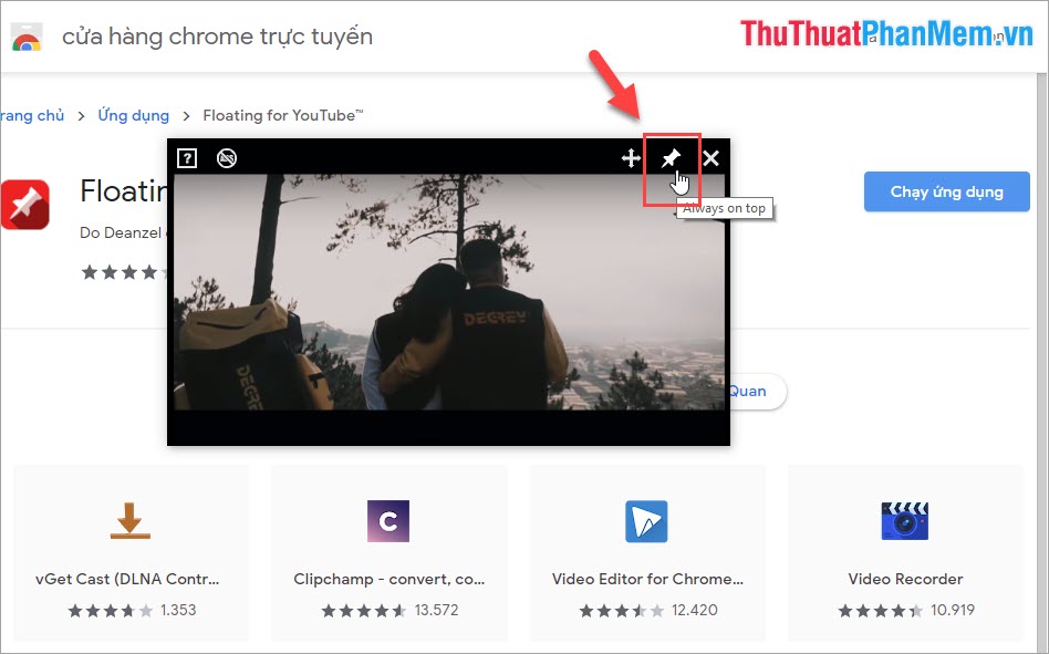 Instructions for pinning videos on Chrome Picture 13