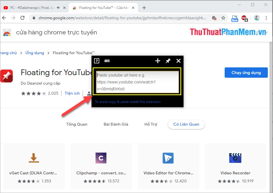 Instructions for pinning videos on Chrome Picture 5