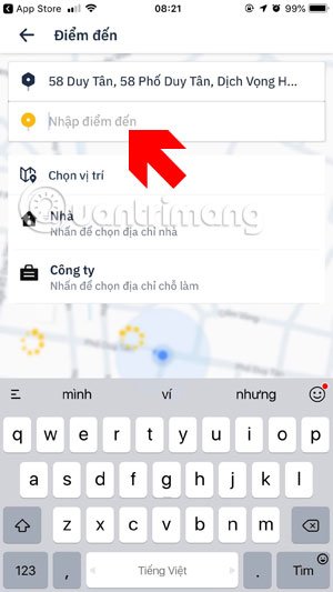 Instructions for placing a car on Be, calling motorbike on Be application Picture 2