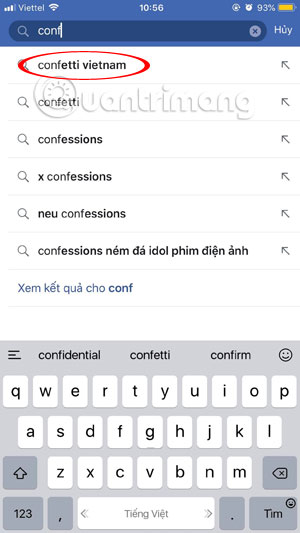 Instructions for playing Confetti and tips for playing the most accurate answers Picture 1