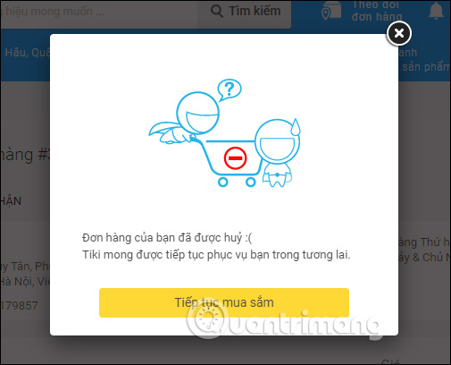 Instructions for purchasing and canceling orders on Tiki Picture 17