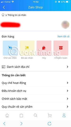 Instructions for purchasing and canceling orders on Zalo Shop Picture 12