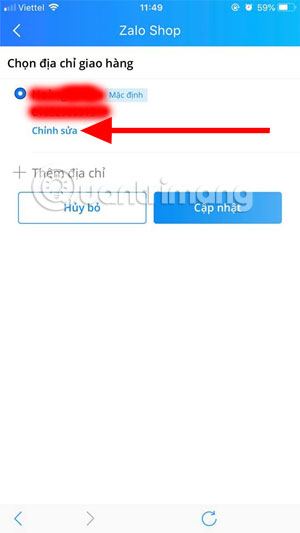 Instructions for purchasing and canceling orders on Zalo Shop Picture 8