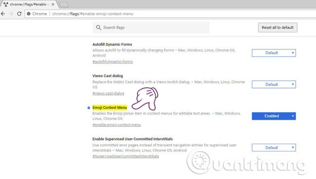Instructions for quick typing emoji on Google Chrome Picture 2