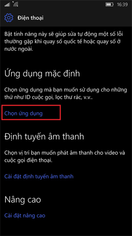 Instructions for recording calls on Windows 10 Mobile Picture 1