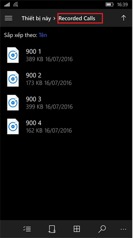 Instructions for recording calls on Windows 10 Mobile Picture 6