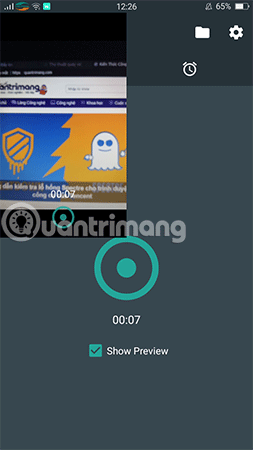 Instructions for recording secret videos when turning off the screen on Android Picture 5