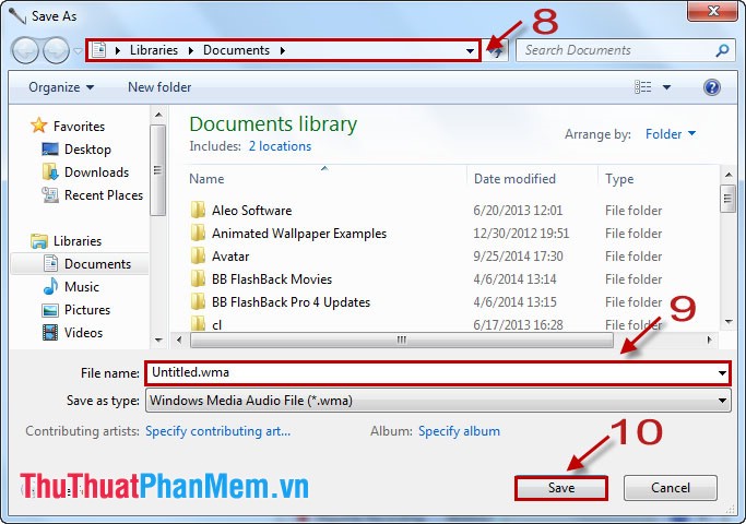 Instructions for recording using the Sound Recorder software are available on Windows 7 Picture 6