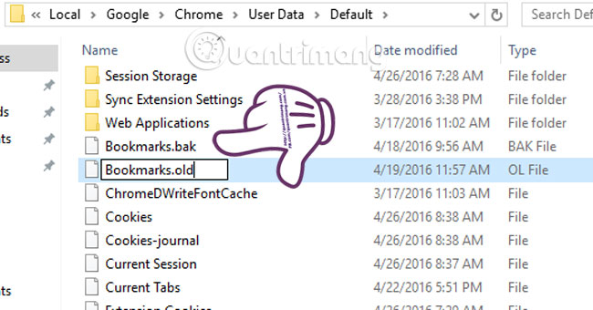 Instructions for recovering bookmarks have been deleted on Chrome and Firefox Picture 4