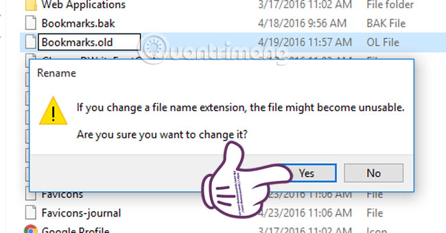 Instructions for recovering bookmarks have been deleted on Chrome and Firefox Picture 5