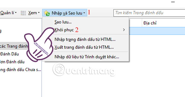 Instructions for recovering bookmarks have been deleted on Chrome and Firefox Picture 8
