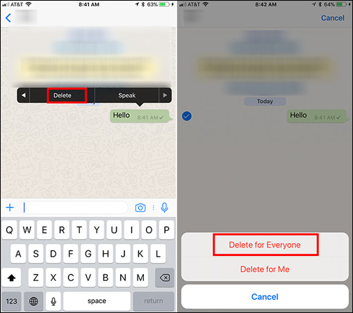 Instructions for recovering sent messages on WhatsApp Picture 1