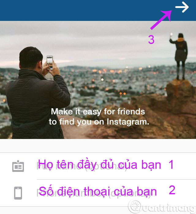 Instructions for registering an Instagram account on your phone Picture 4