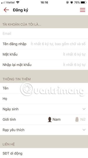 Instructions for registering CGV Cinemas account Picture 9