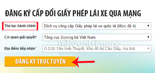 images 1 of Instructions for registering to change international driving licenses online