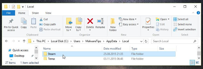 Instructions for removing malware from Steam Picture 29