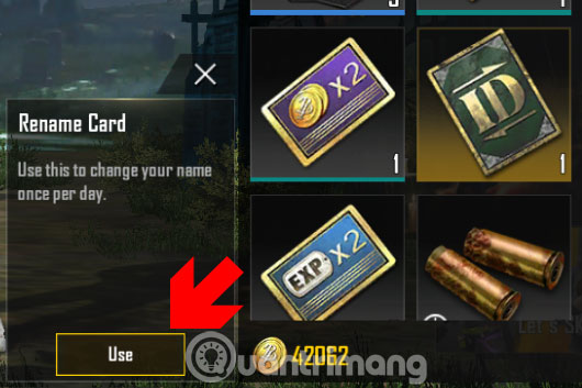 Instructions for renaming characters in PUBG Mobile Picture 3