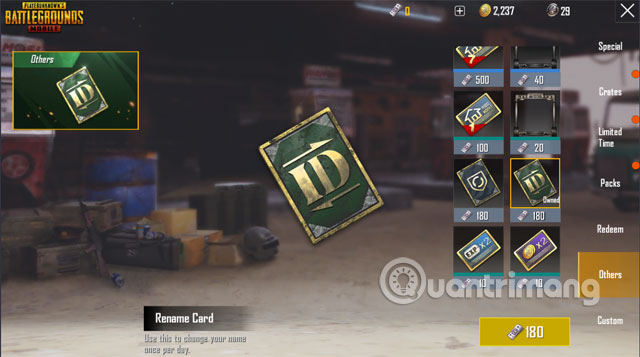 Instructions for renaming characters in PUBG Mobile Picture 6