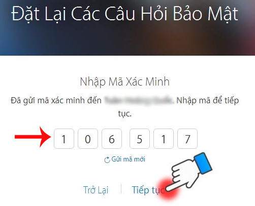 Instructions for resetting Apple ID security questions Picture 7
