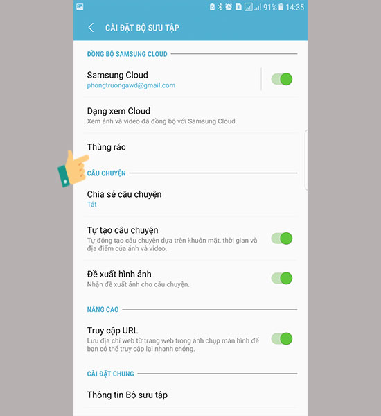 Instructions for restoring deleted photos on Samsung phones Picture 3