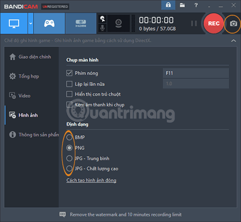 Instructions for rotating screen, video game using Bandicam software Picture 17