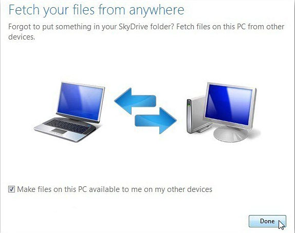Instructions for saving default Office documents to SkyDrive Picture 1