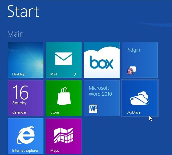 Instructions for saving default Office documents to SkyDrive Picture 10